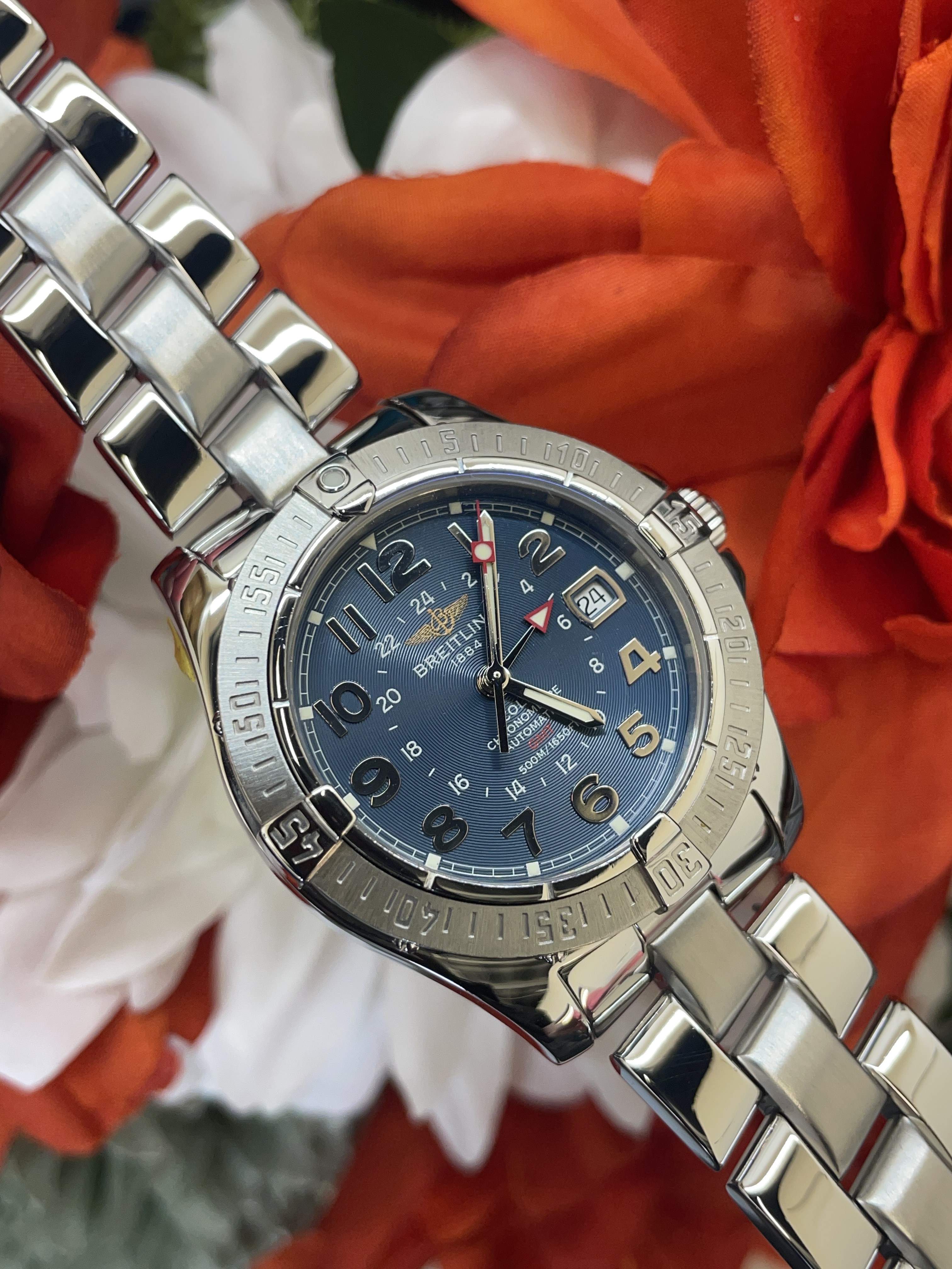 Breitling watch polishing